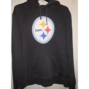 Pittsburgh Steelers Hoodie Large Black NFL Football Hoodie Sweatshirt